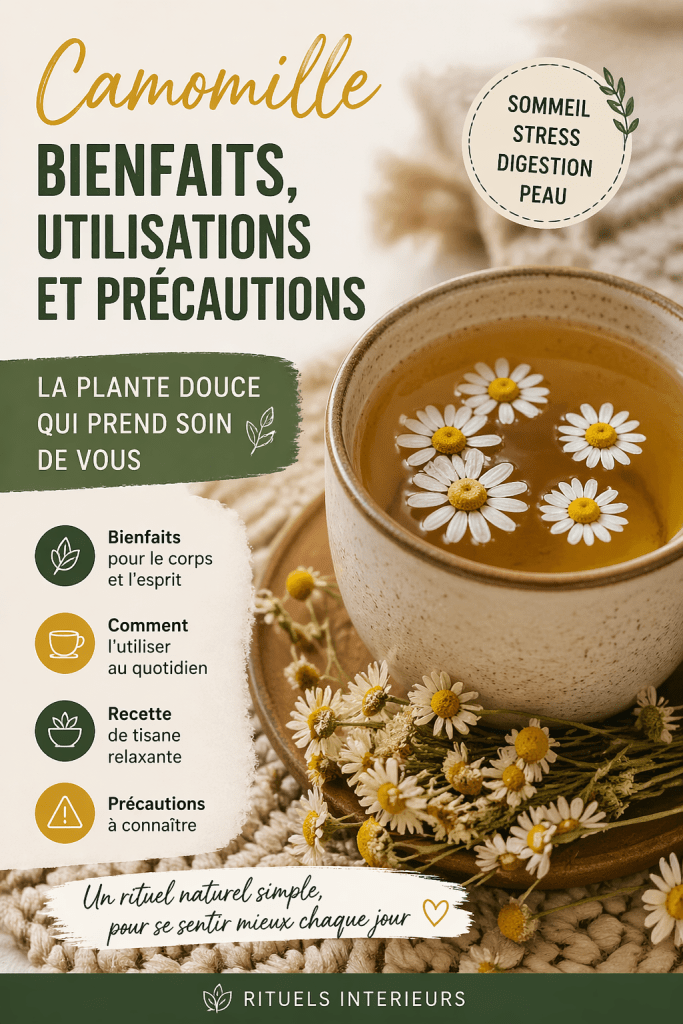 Bienfaits de la Camomille